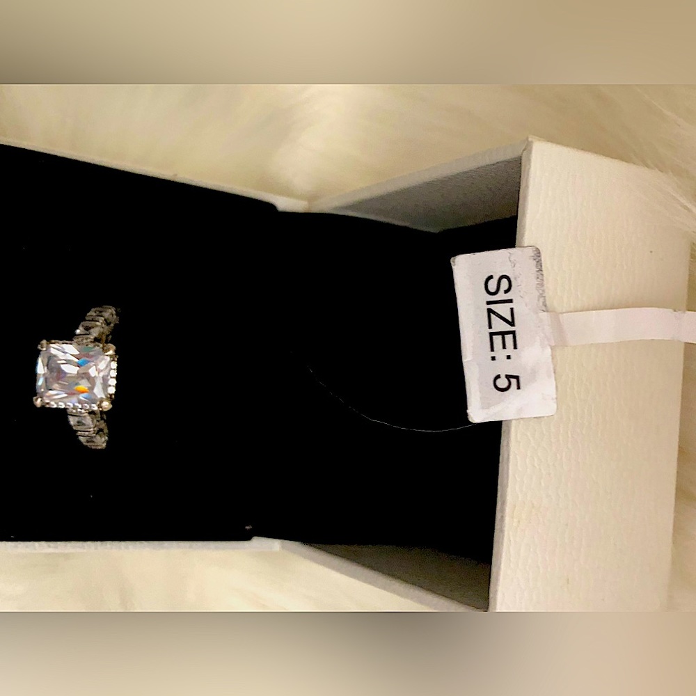Faux Diamond Ring
